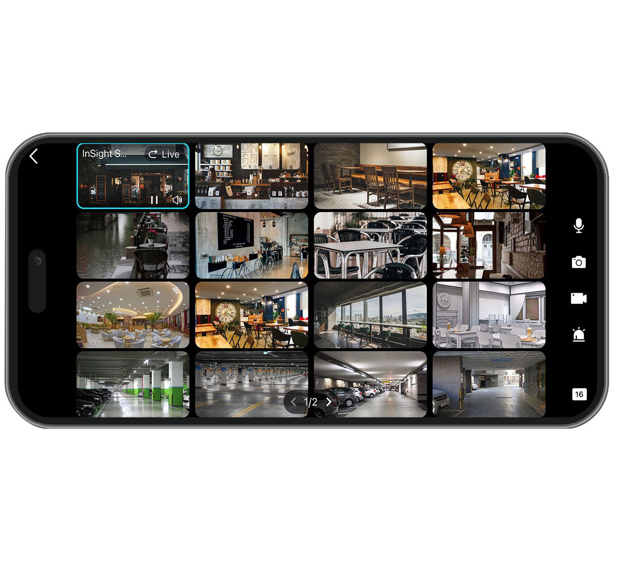 switch to landscape mode